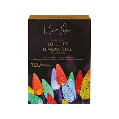 Life at Home Jeu de 100 lumières à DEL – multicolore 1 ea, 24,00 $/1ch
