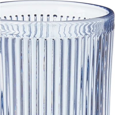 Gobelet nervuré bleu de 12&nbsp;oz