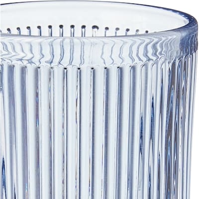 Gobelet nervuré bleu de 12&nbsp;oz