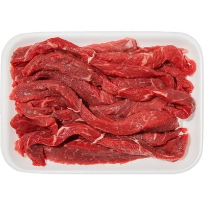 null Beef Hip Stir Fry Strips 250 g, $2.80/100g