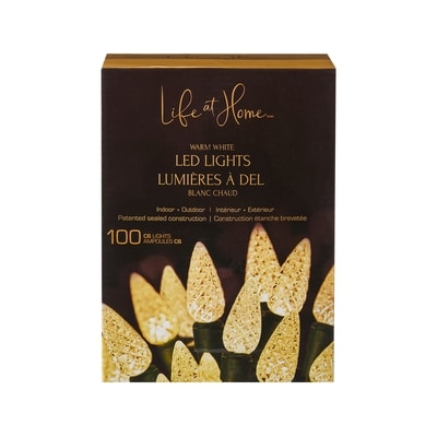 Life at Home LED Lights 100 Count - Warm White 1 ea, $24.00/1ea