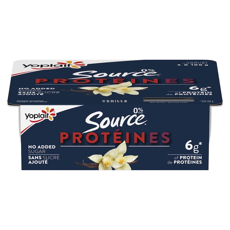 Source 0% Smooth Traditional Yogurt Pack, Vanilla, High Protein