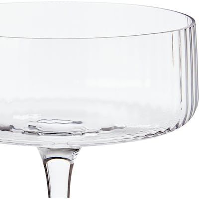 Coupe à cocktail à nervures optiques de 8,1 oz