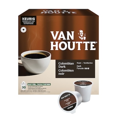 Van Houtte Colombian Dark, Dark Roast, K-Cup Coffee Pods, 30 Count 30 ea, $1.07/1ea