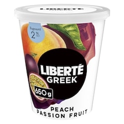 Greek Yogourt Peach Passion Fruit 2 % M.F.