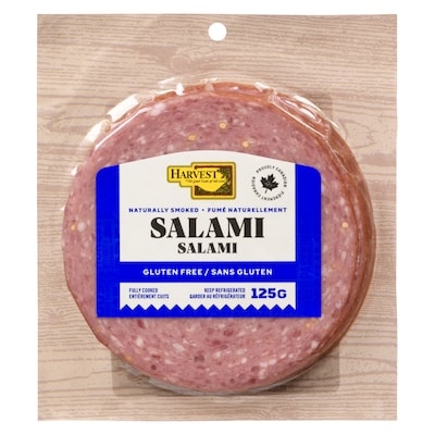 Harvest Salami 125 g, 3,51 $/100g