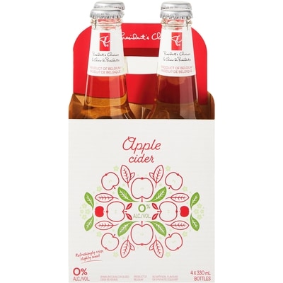 le Choix du Président Boisson au cidre de pomme pétillante, désalcoolisée 4x330.0 ml, 3,18 $/100ml
