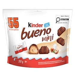 BUENO Mini, chocolats d'halloween, 55 chocolats emballés individuellement par sachet