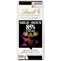 Lindt Barre de chocolat noir à 85 % de cacao EXCELLENCE 100 g, 5,00 $/100g