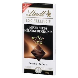 Lindt EXCELLENCE Mixed Seeds Dark Chocolate Bar - 100 g | Dominion