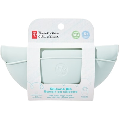 President's Choice Silicone Bib with extra large pocket 1 ea, $5.39/1ea