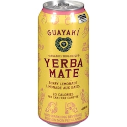 Yerba Mate Non Sparkling Beverage Berry Lemonade