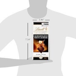 Lindt EXCELLENCE Caramelized Hazelnut Dark Chocolate Bar - 100 g