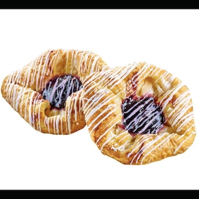 null Blueberry Crown Danish, 2-Pack 197 g, $2.53/100g