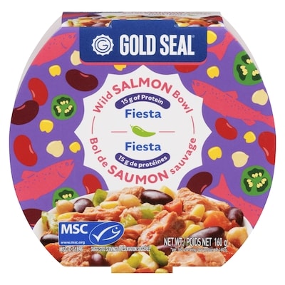 GoldSeal Bol de saumon sauvage fiesta 160 g, 3,43 $/100g