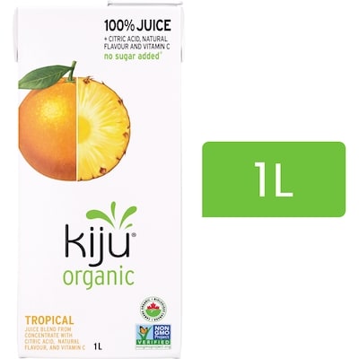 Kiju Tropical Fruit Juice Blend 1 l, $0.35/100ml