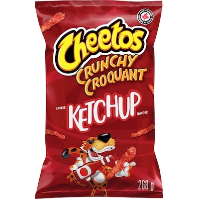 Cheetos Crunchy Ketchup Flavoured Snacks 268 g, $1.79/100g