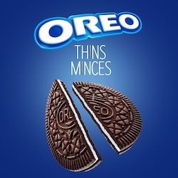 Christie OREO Thins, Original Chocolate Sandwich Cookie, Packable