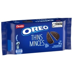 Christie OREO Thins, Original Chocolate Sandwich Cookie, Packable