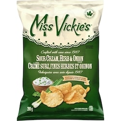 Miss Vickies Sour Cream, Herb & Onion Kettle Cooked Potato Chips