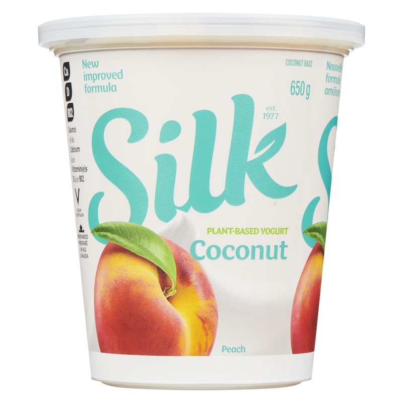 Plant-Based Yogurt Coconut Peach