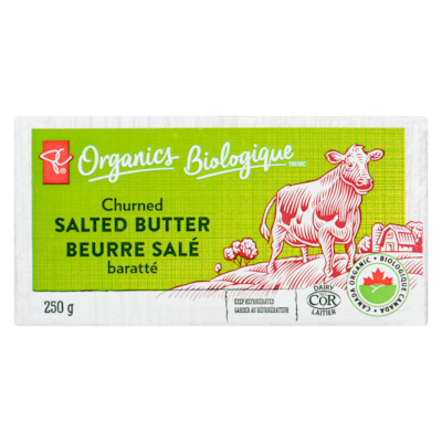 Biologique beurre salé baratté
