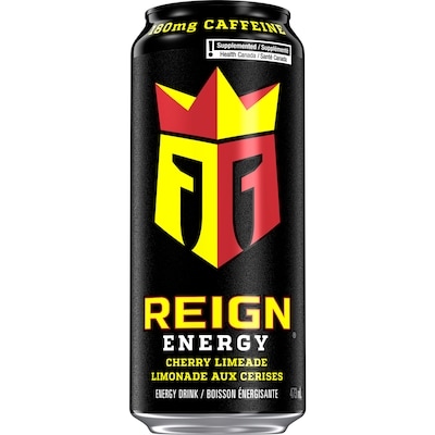 Reign Cherry Limeade, Can 473 ml, $0.84/100ml