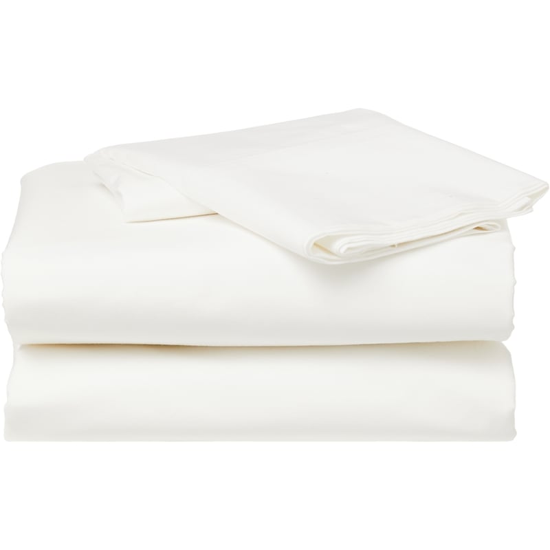 Twin Cotton Sheet 3 Piece Set - White