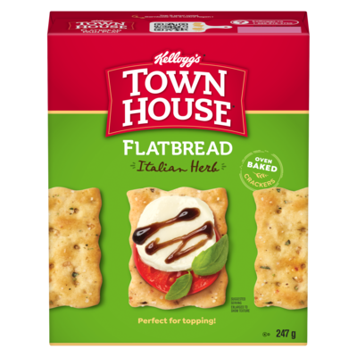 Kelloggs Flatbread Italian Herb 247 g, $2.02/100g