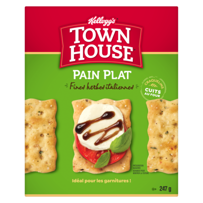 Pain plat fines herbes italiennes