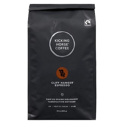 Kicking Horse Café en grains biologique cliff hanger espresso torréfaction moyenne 850 g, 4,47 $/100g