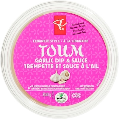 President's Choice Garlic Toum Dip 200 g, $2.25/100g