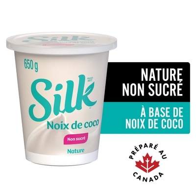 Silk Yogourt végétal à base de noix de coco Nature non sucré 650 g, 1,00 $/100g