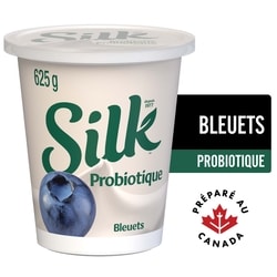 Silk Yogourt probiotique à base de plantes aux bleuets 625 g, 1,20 $/100g