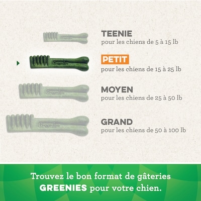 Gâteries dentaires original petit pour chiens 7-11 kgs