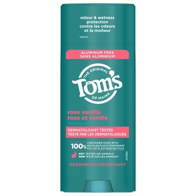 Tom's of Maine Deodorant Rose Vanilla Scent 92 g, $14.12/100g