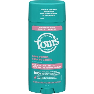 Tom's of Maine Deodorant Rose Vanilla Scent 92 g, $13.03/100g