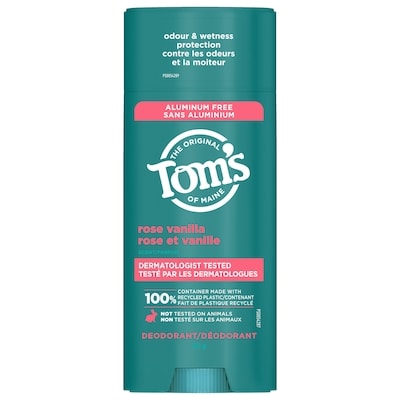 Tom’s of Maine Déodorant naturel rose vanille de tom's of maine pour femmes 92 g, 13,03 $/100g