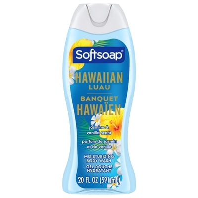 Softsoap Moisturizing Body Wash Hawaiian Luau Jasmine & Vanilla Scent 591 ml, $0.85/100ml