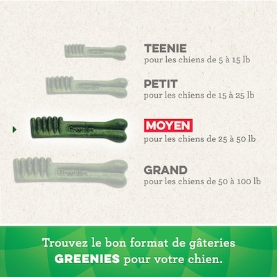 Gâteries dentaires original moyen pour chiens 11-22 kgs