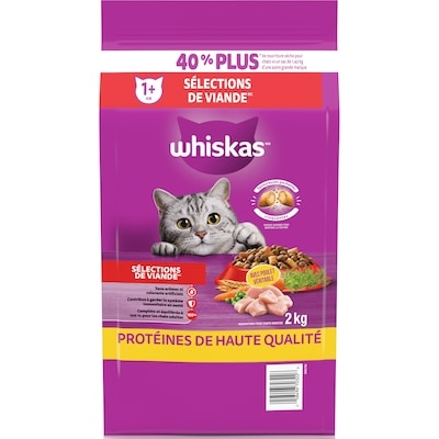 Sélections de viande nourriture pour chats adultes avec poulet véritable