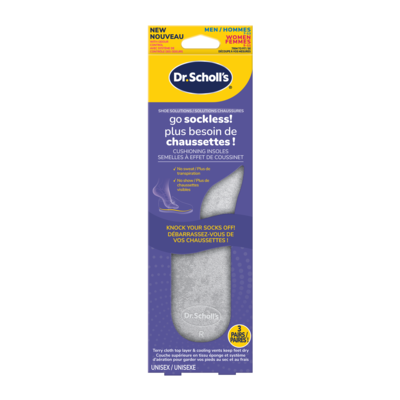 Dr Scholls Go Sockless! Cushioning Insoles, Unisex 1 ea, $16.99/1ea