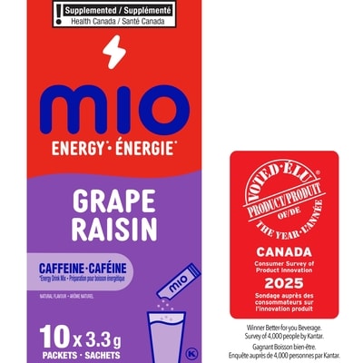 MiO Energy Grape Energy Drink Mix 33 g, $9.85/100g