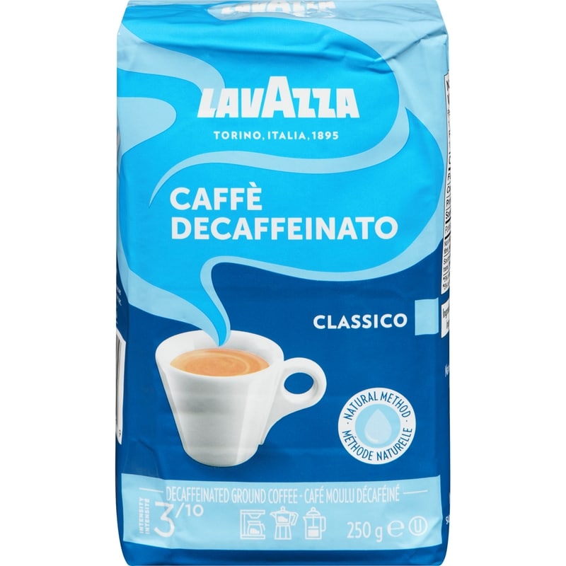 Lavazza Decaffeinated Ground Coffee Caffè Decaffeinato Classico