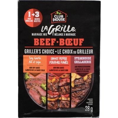 Club House Beef Marinade Mix 28 g, $8.89/100g