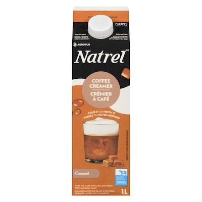 Natrel Caramel Coffee Creamer 1 l, $0.65/100ml