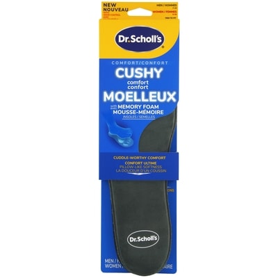 Dr Scholls Cushy Comfort with Memory Foam Insoles, Unisex 1 ea, $16.99/1ea