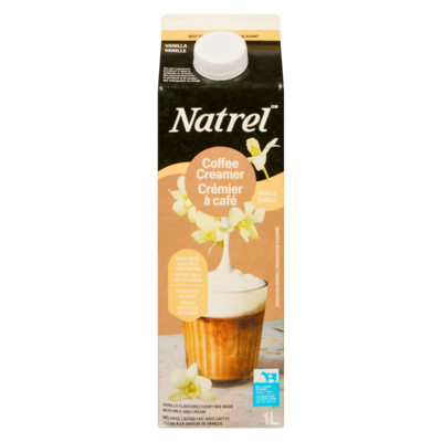 Natrel Vanilla Coffee Creamer 1 l, $0.60/100ml