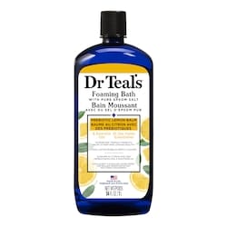 Dr. Teal's Foaming Bath with Pure Epsom Salt, Prebiotic Lemon Balm and Essential Oils 1000 ml, $1.05/100ml