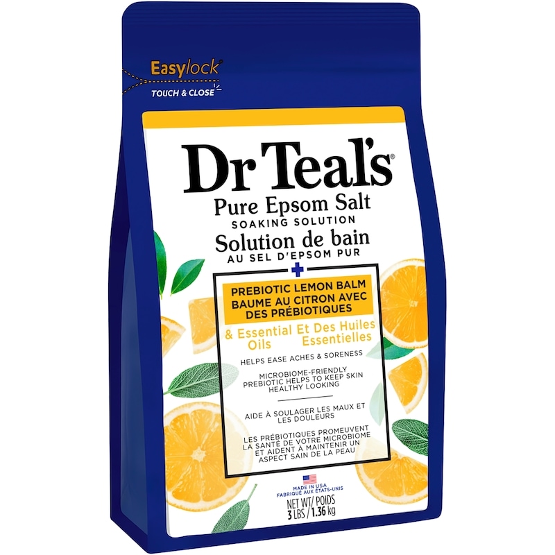 Salt Soak with Pure Epsom Salt, Prebiotic Lemon Balm